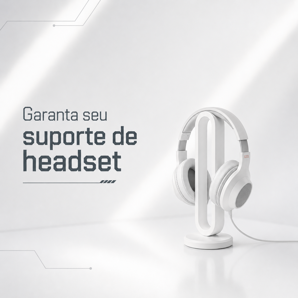 Chamada final: garanta seu suporte de headset